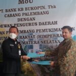 Ketua Ketua DPD Himperra Sumsel dan Branch Manager PT Bank KB Bukopin Palembang, Munarco Maladi