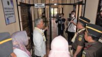 Bupati OKI, H Iskandar SE saat meninjau rumah rehabilitasi narkoba di kawasan wisata Teluk Gelam