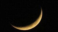 Ilustrasi bulan sabit atau hilal (Foto: Saudi Press Agency)
