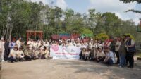 SKK Migas Perwakilan Sumbagsel - KKKS Wilayah Sumsel melakukan kegiatan Media Engagement melalui Field Trip dengan Forum Jurnalis Migas (FJM) di Danau Shuji Lembak, salah satu wilayah mitra binaan PHR Zona 4, Rabu (7/06).