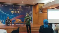 Kepala Bank Indonesia Perwakilan Sumsel Ricky Perdana Ghozali dan petinggi Bank Indonesia Perwakilan Sumsel saat menghadiri Bincang Bareng Media di Gedung Bank Indonesia