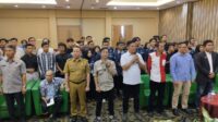 Jurnalis Online Sriwijaya bersama Polda Sumsel, OKP dan mahasiswa deklarasi Pemilu Damai 2024, Selasa (29/08/2023) di MaxOne Hotel Palembang