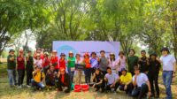 Manajemen Aryaduta Palembang saat penanaman 600 bibit pohon dan peluncuran Eco Enzyme di Taman Purbakala Sriwijaya