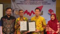 Pemerintah Kota Palembang dan Pemerintah Provinsi Sumatera Selatan (Sumsel) lakukan penandatanganan perjanjian kerja sama antar daerah (KAD) dengan Kabupaten Bima dan Kabupaten Nganjuk di Jakarta, Rabu (20/09/2023)